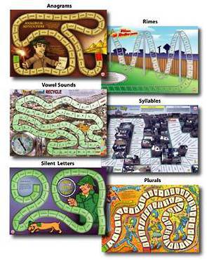 6 Spelling Board Games - Level 2